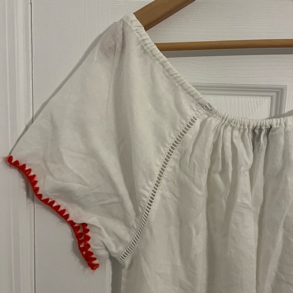 J Crew Spanish inspired top with tassels - Picture 4 of 7